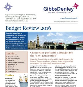 Screenshot of 2016 Budget Update File