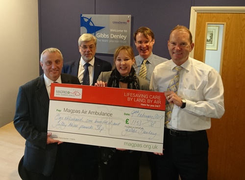 Magpas 2016 Charity of the Year Fundraising Total